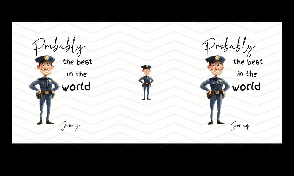 Mug for police officers with name