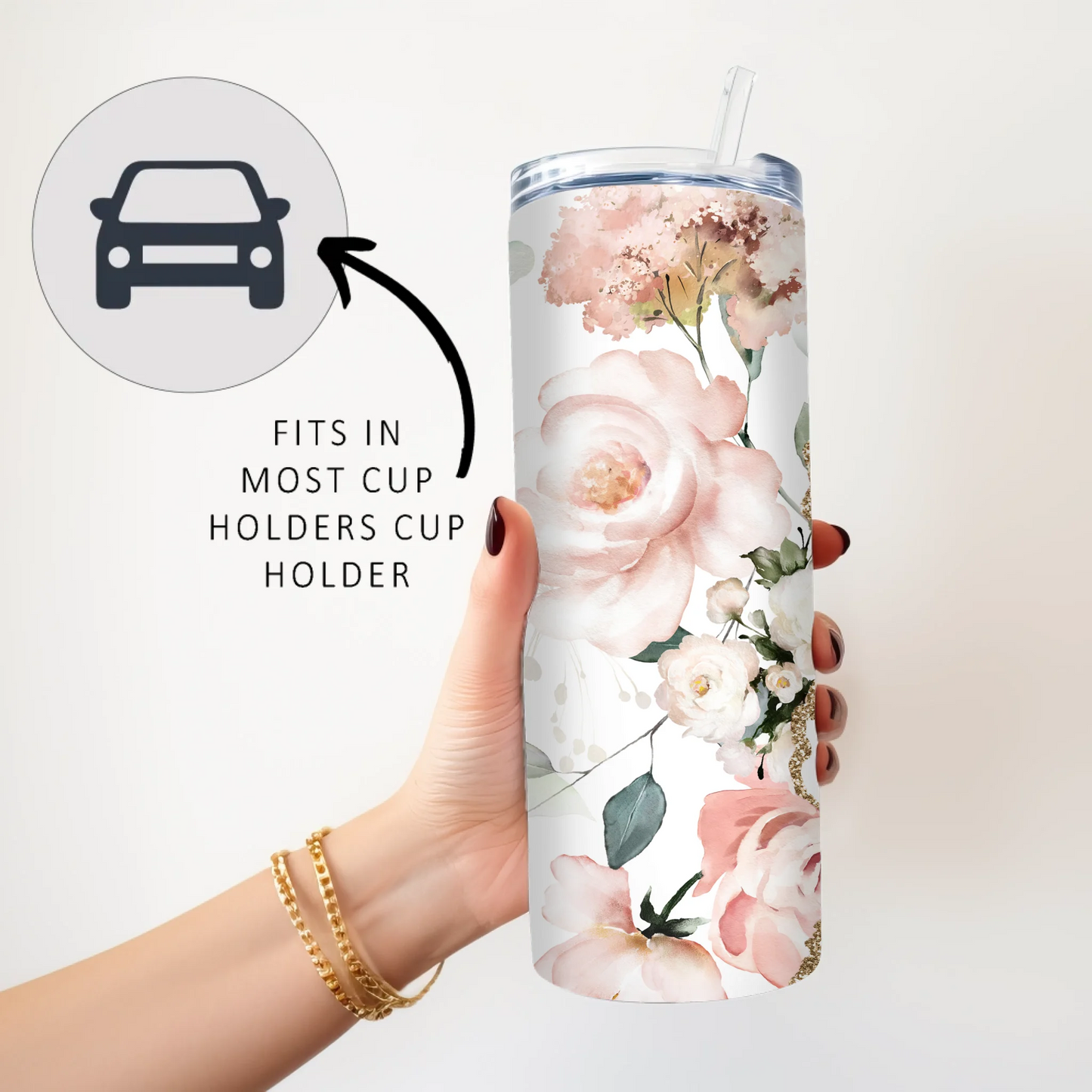 travel cup with personalised name, ideal for birthdays and Christmas