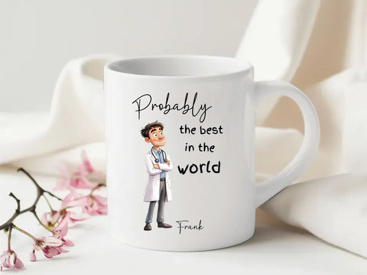 Personalised doctor mug with name