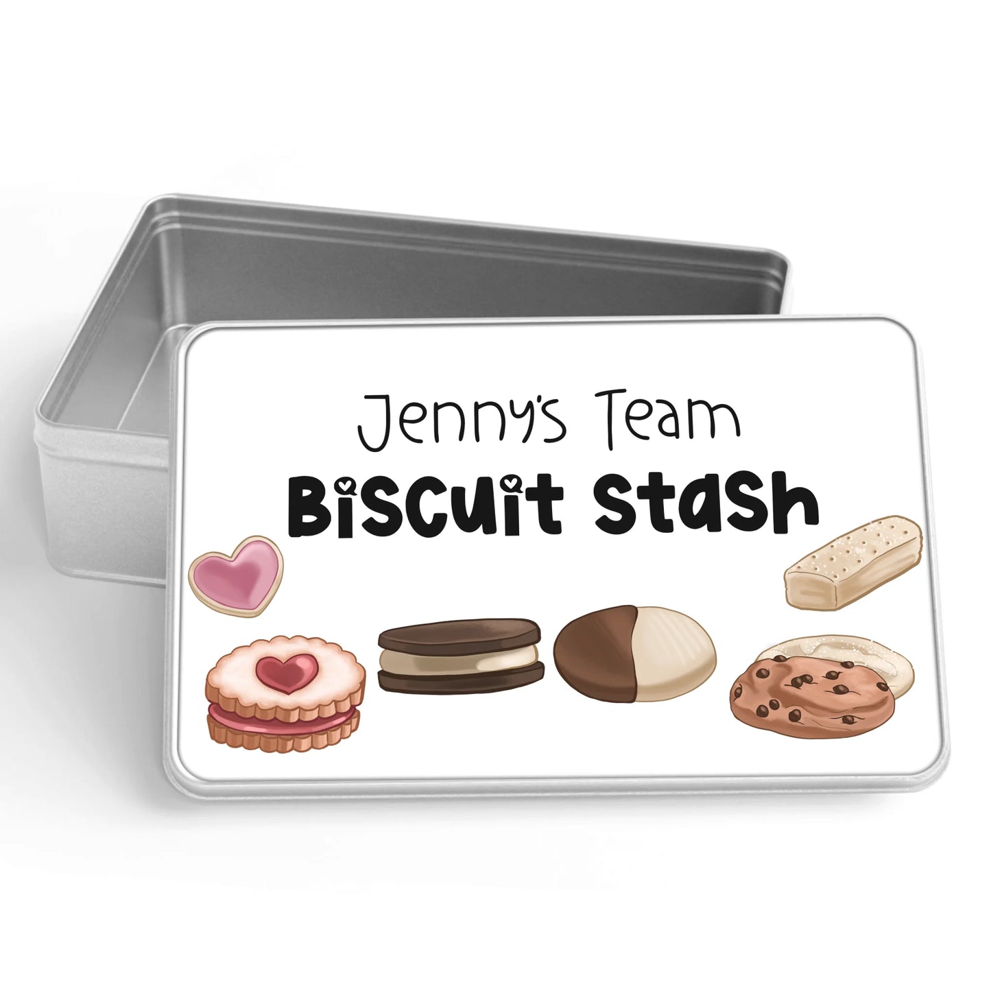Quirky biscuit stash box for tea time treats