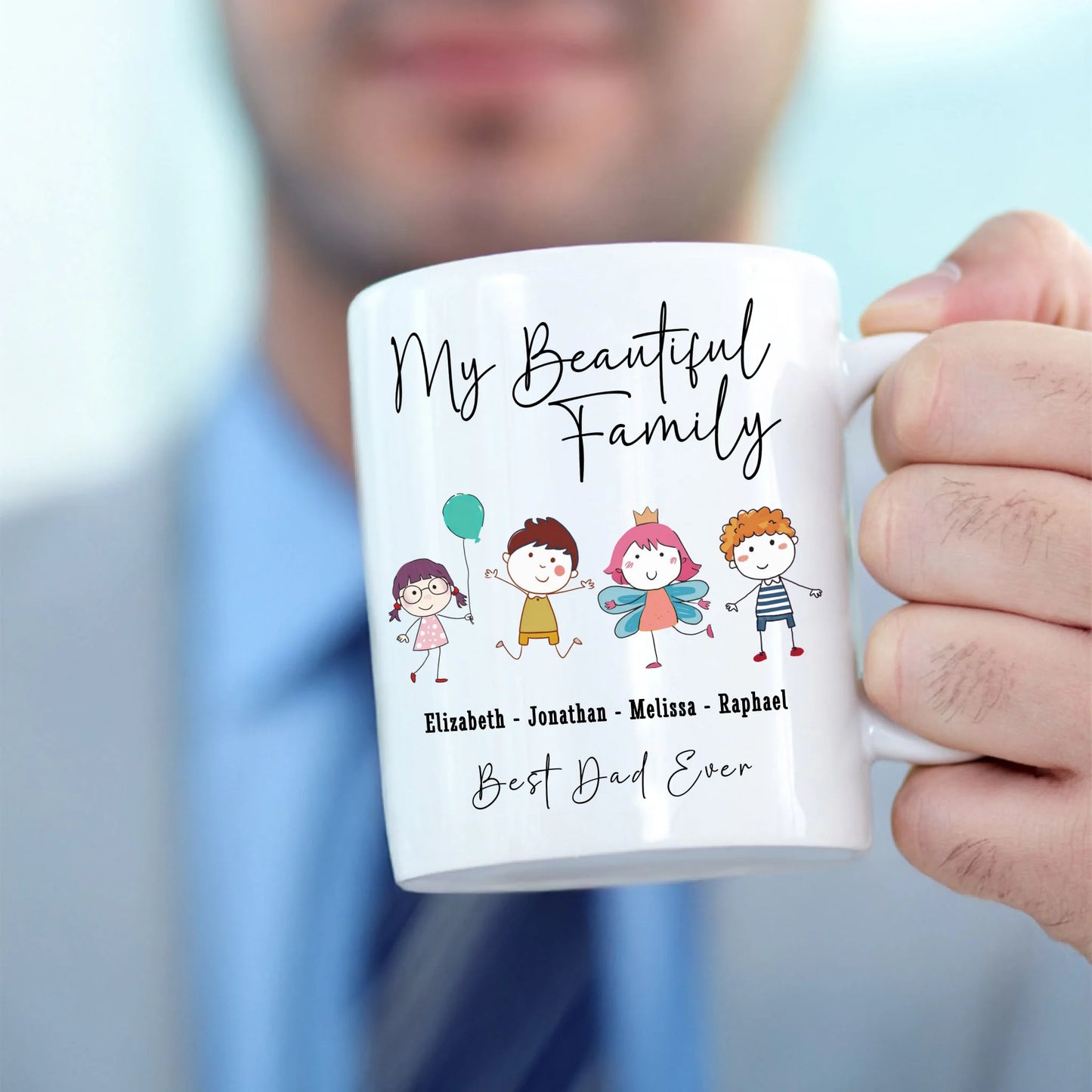 Family mug for Father’s Day gift