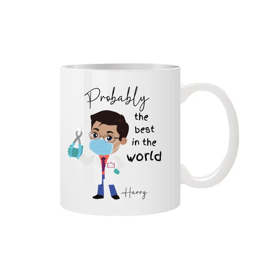 Quirky dentist mug for male professionals