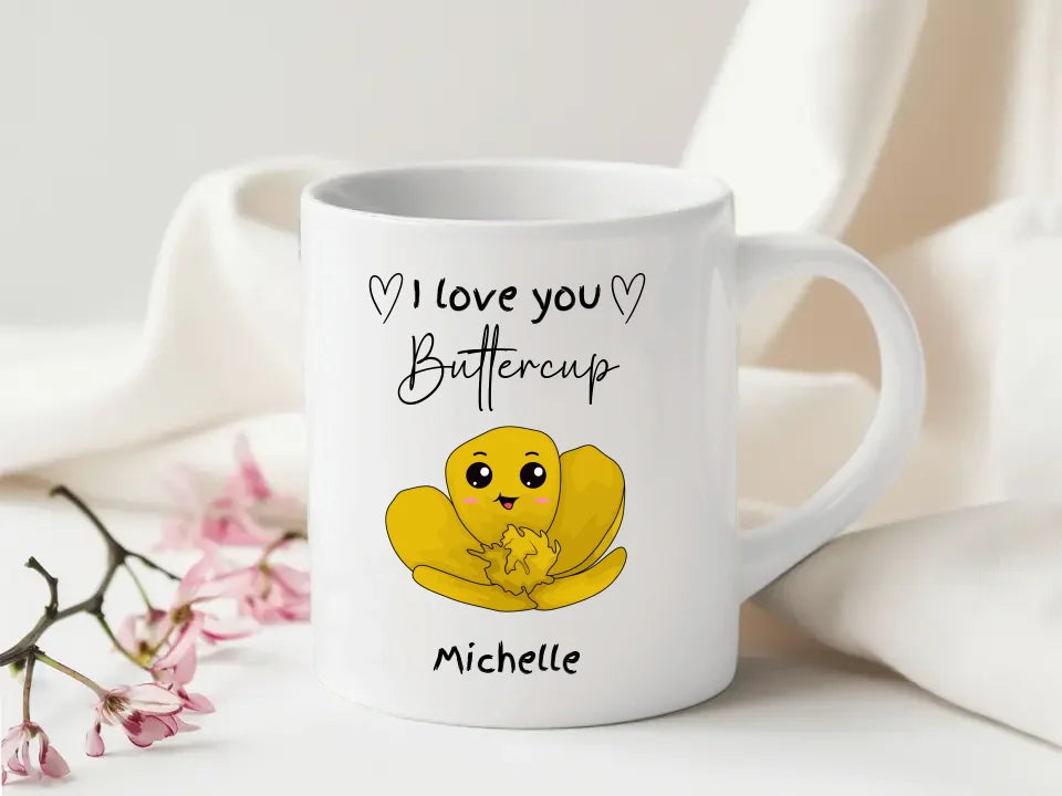 Adorable buttercup lover’s mug