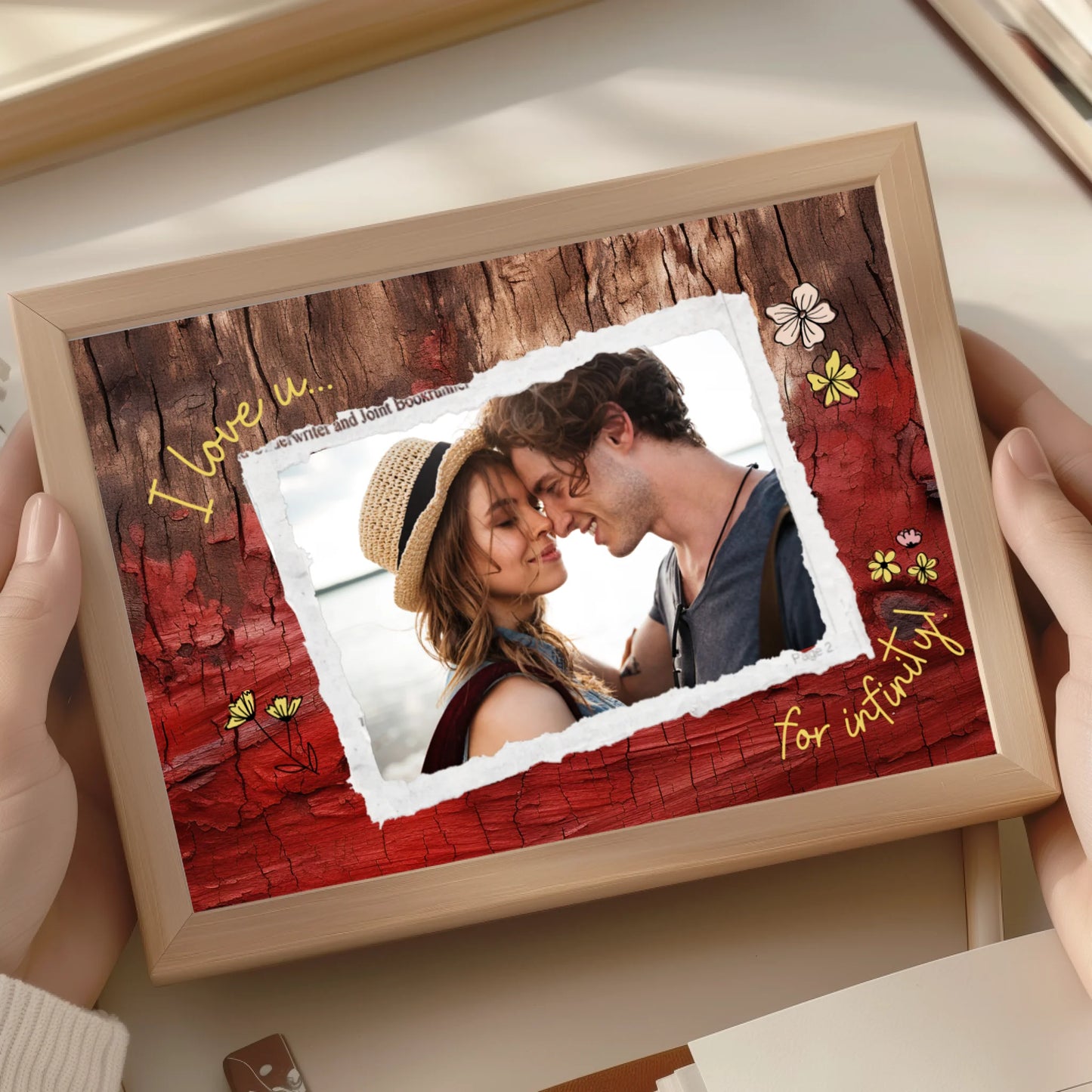 Quirky personalised romantic artwork