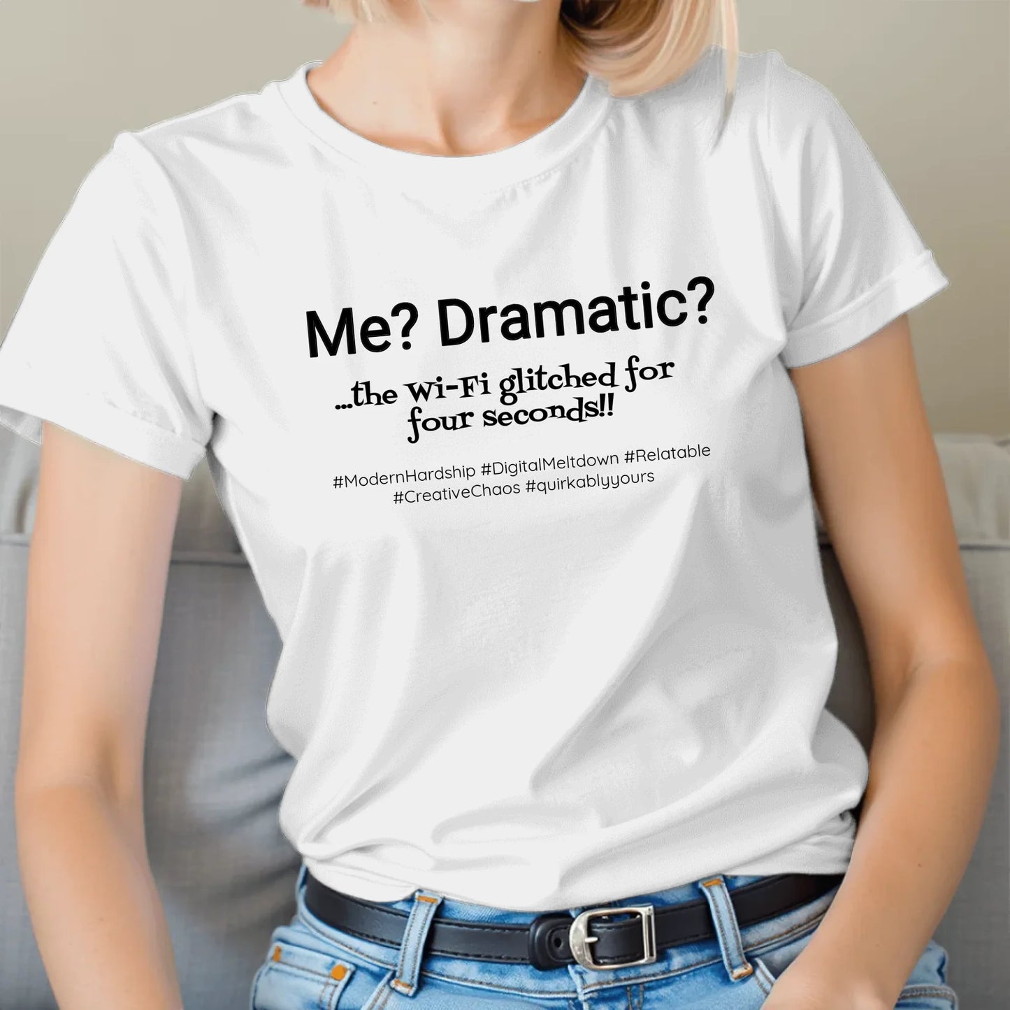 Personalised Wi-Fi joke t-shirt