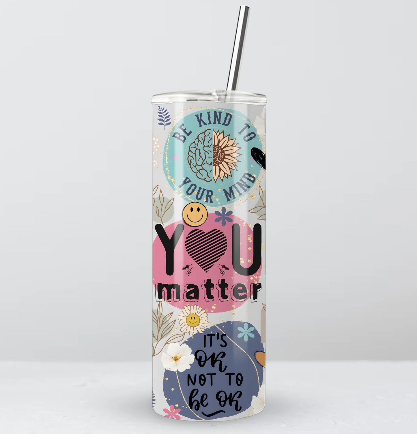 Personalised mental health travel cup
