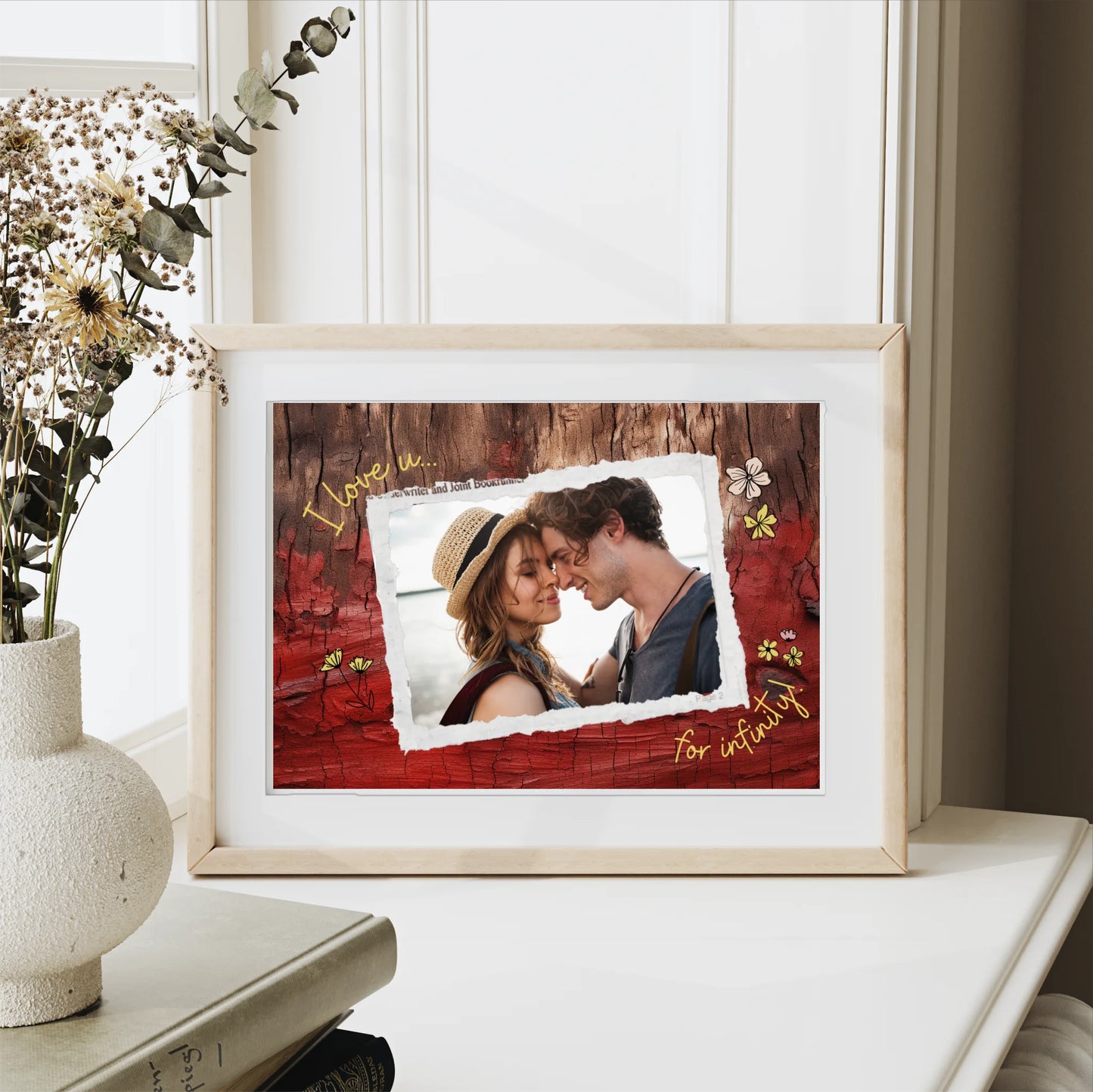 Romantic gift with personalised design