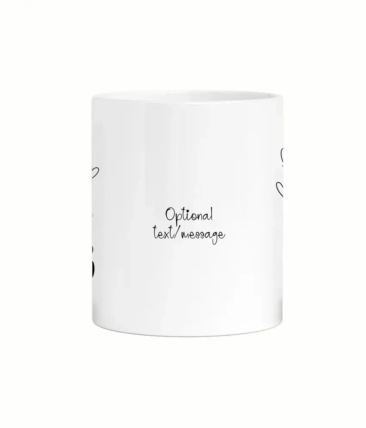 Sweary mug with hearts