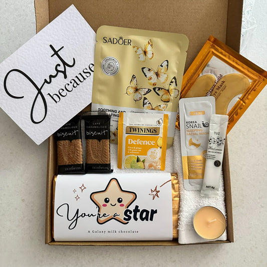 Staff appreciation gift box with “You’re A Star” message