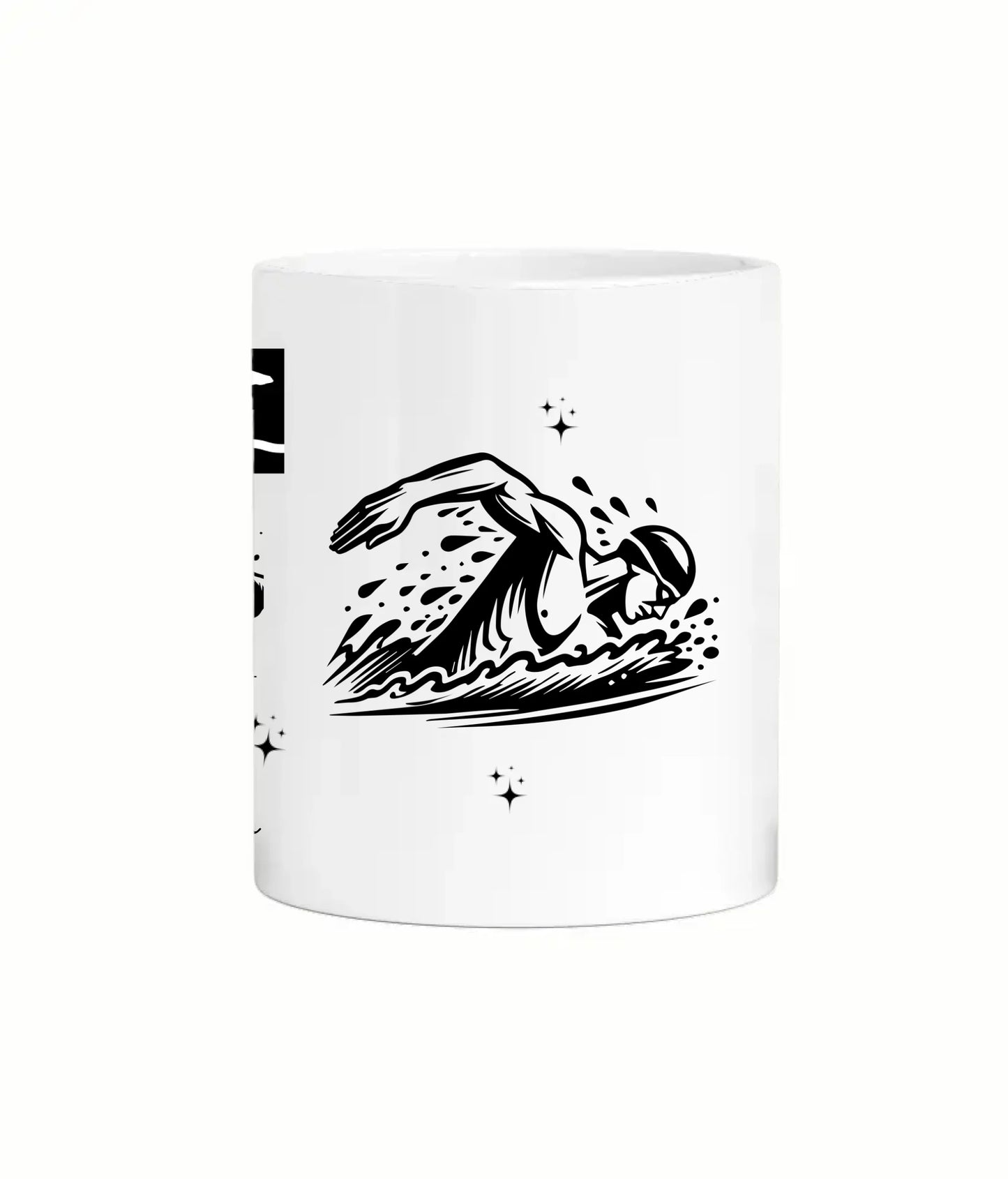 Swimming lover’s mug with personalised name option