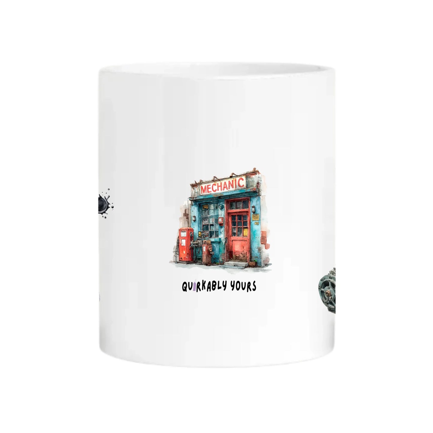 Personalised workman mug – quirky gift for a mechanic