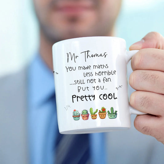 Custom thank you mug for teacher