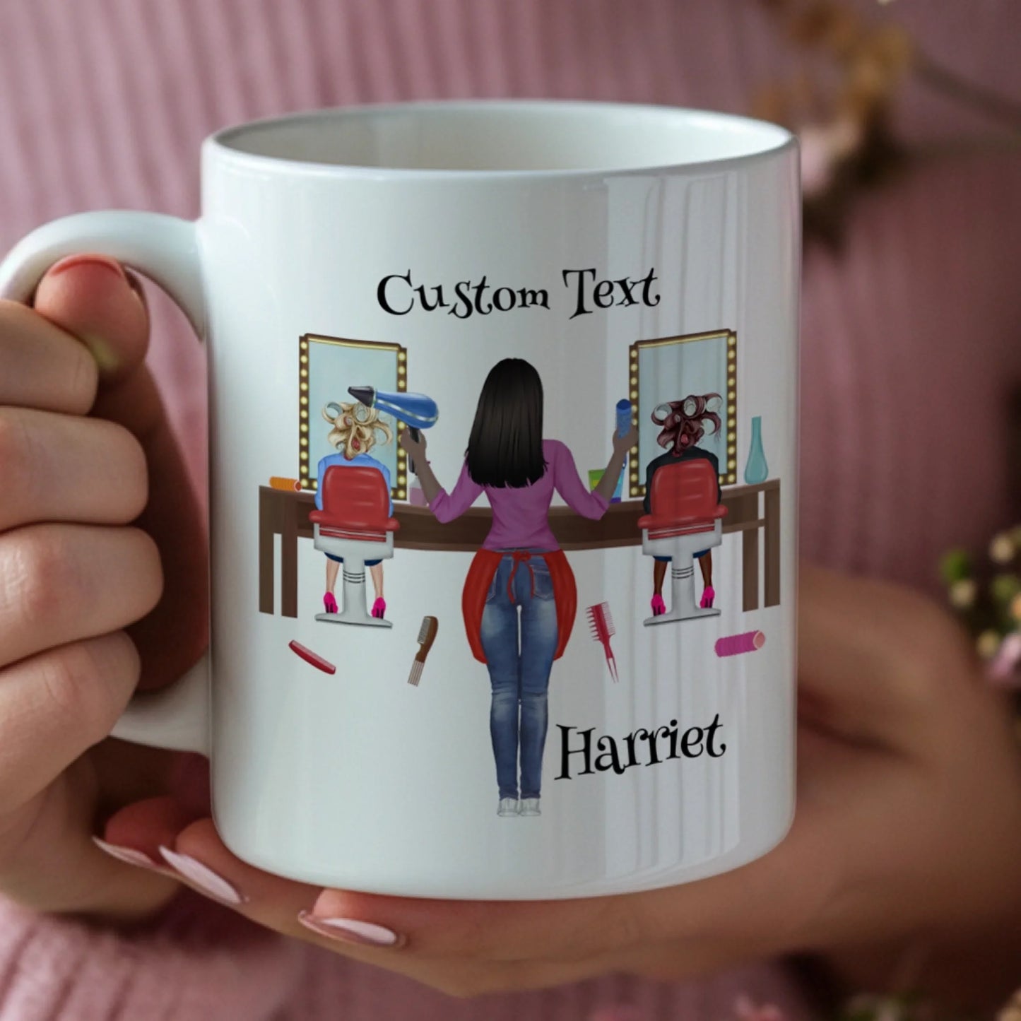 Hair salon the-boss-stylist-mug