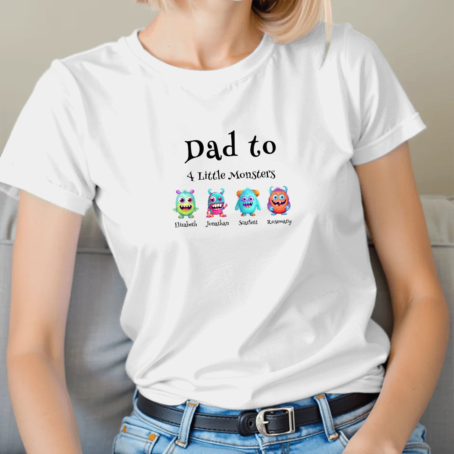 Quirky gift for Father's Day custom t-shirt