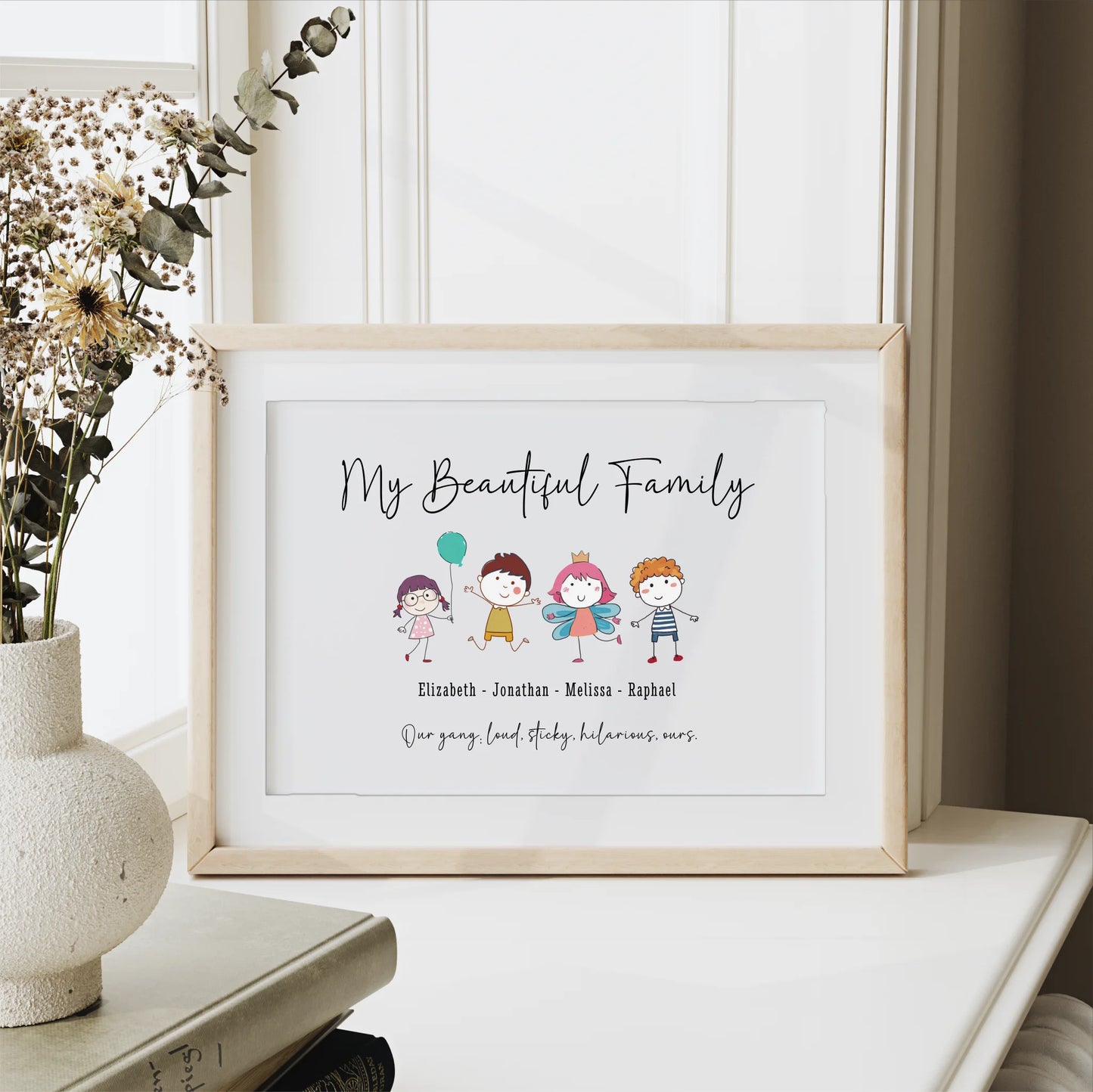 Funny personalised print for parents