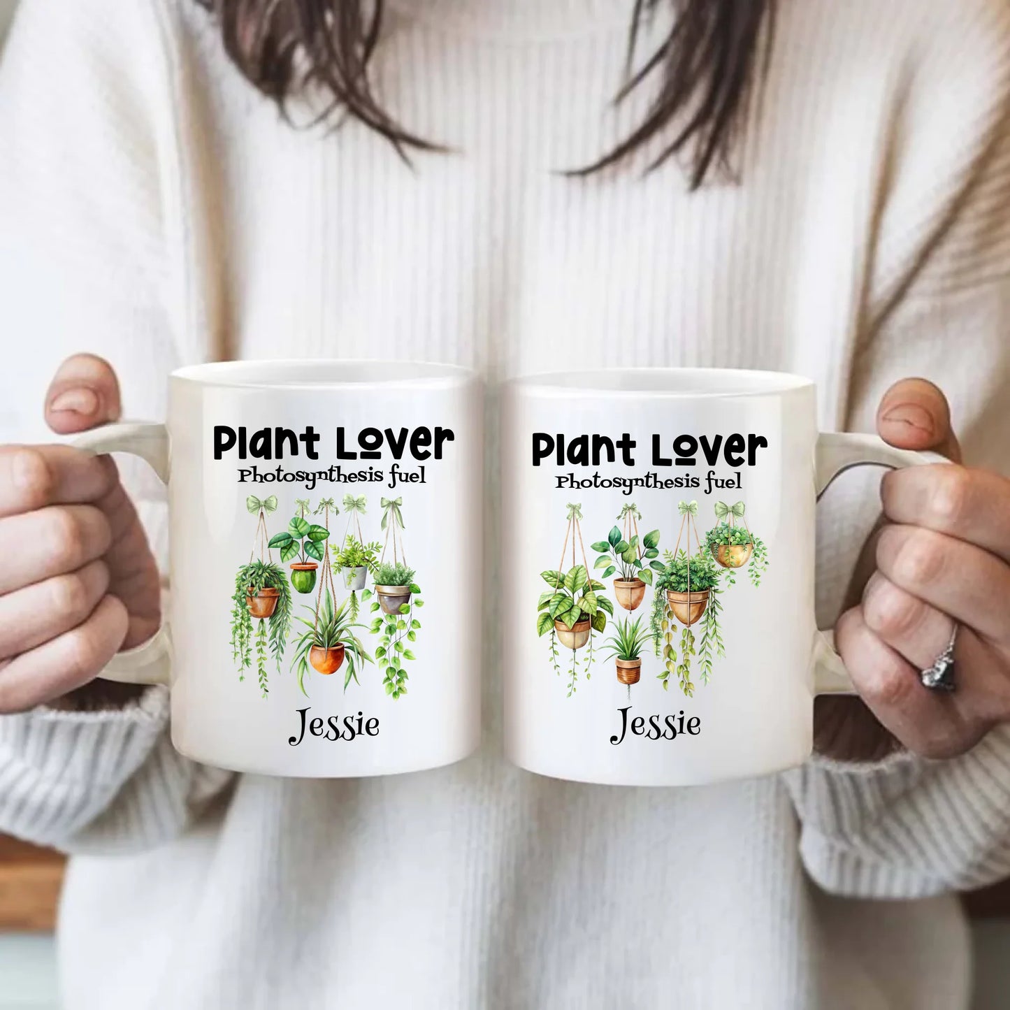 Personalised mug for gardeners and plant lovers