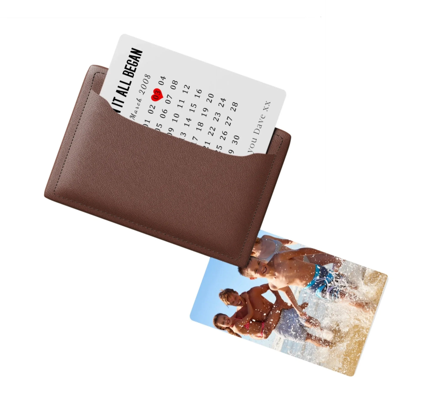 Special family wallet card gift idea