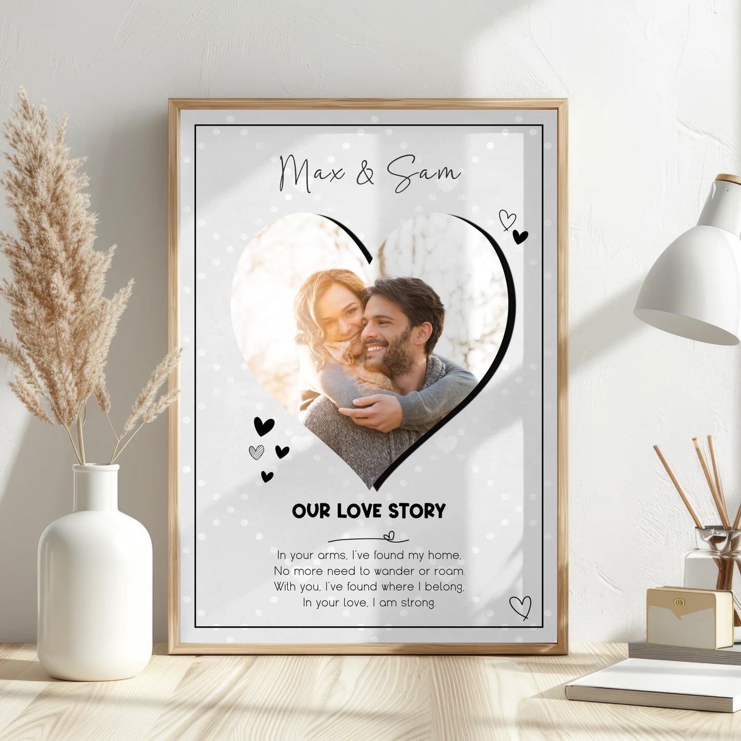 Valentine's Day Heart Photo Print Gift