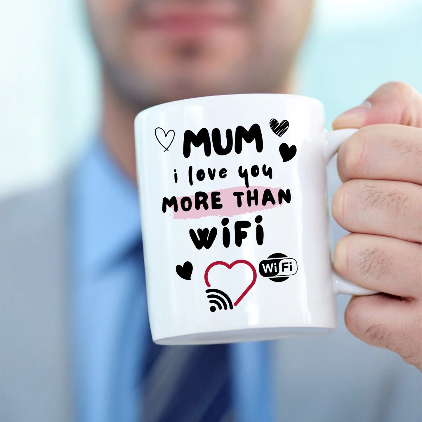 Quirky birthday mug for Mum or Dad