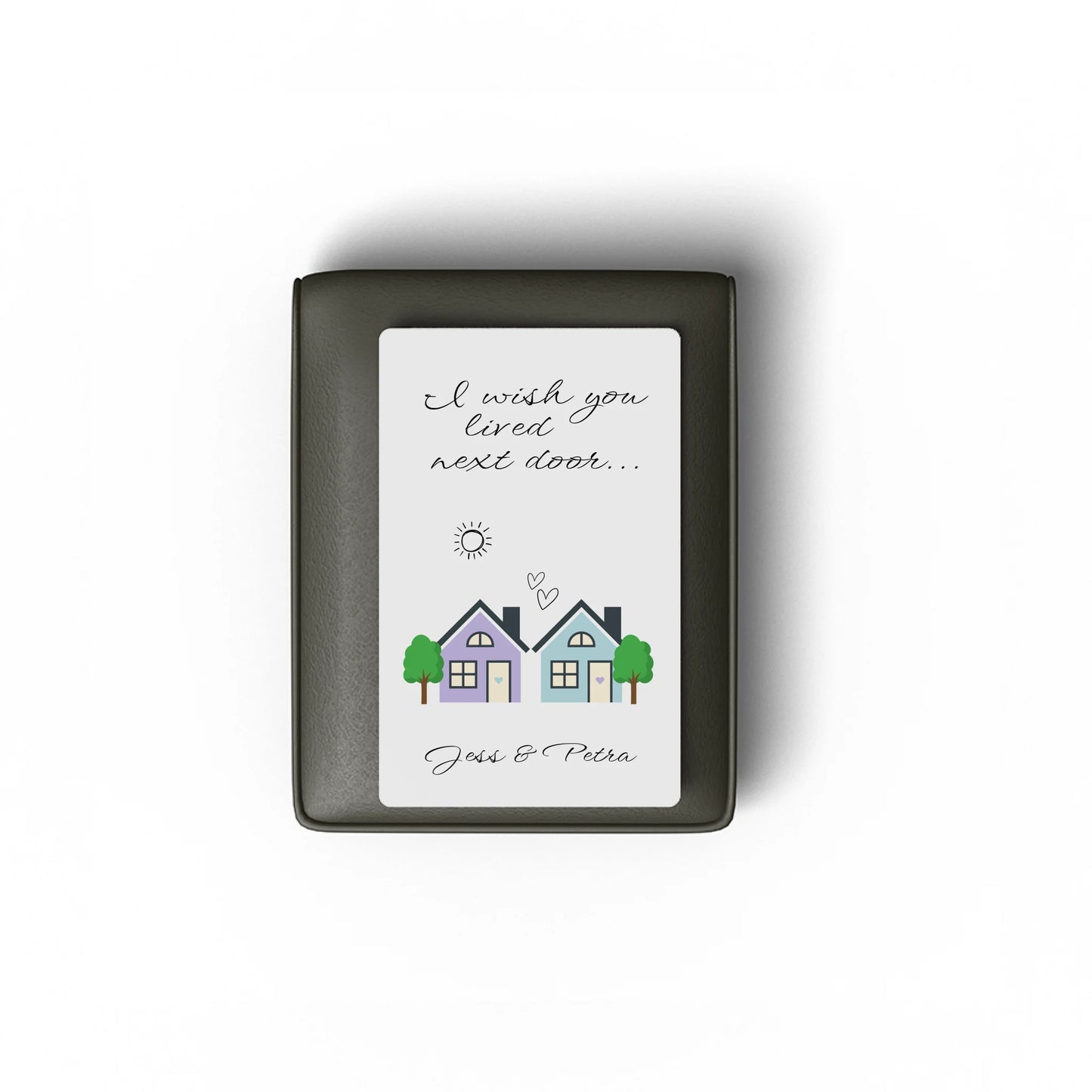 Pocket card for friend or sister