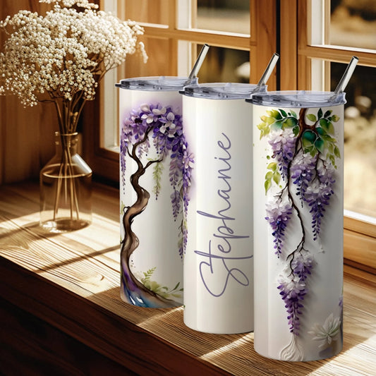 wisteria tumbler gift for mum