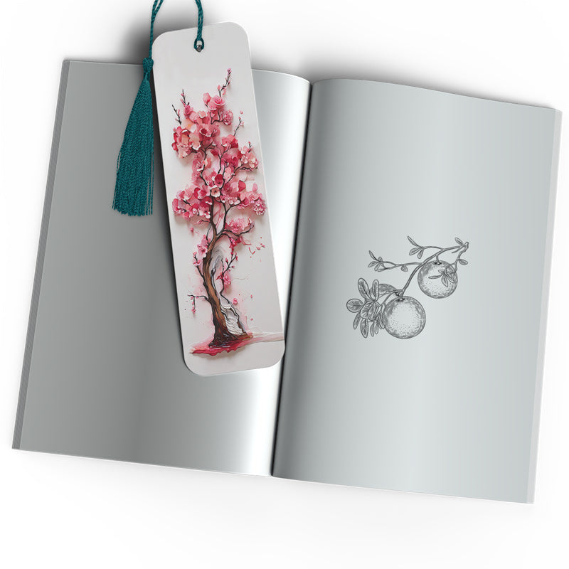 Blossom into Reading: The Enchanting 3D Floral Tree Bookmark