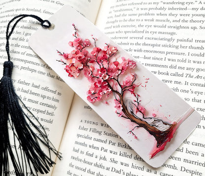 Blossom into Reading: The Enchanting 3D Floral Tree Bookmark