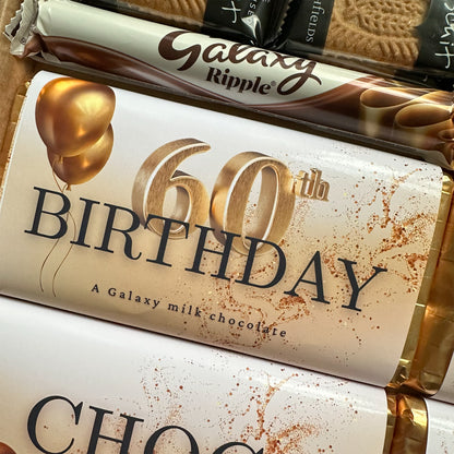 60th birthday chocolate gift