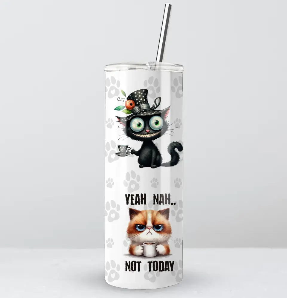 I Hate People Personalised Cat Tumbler