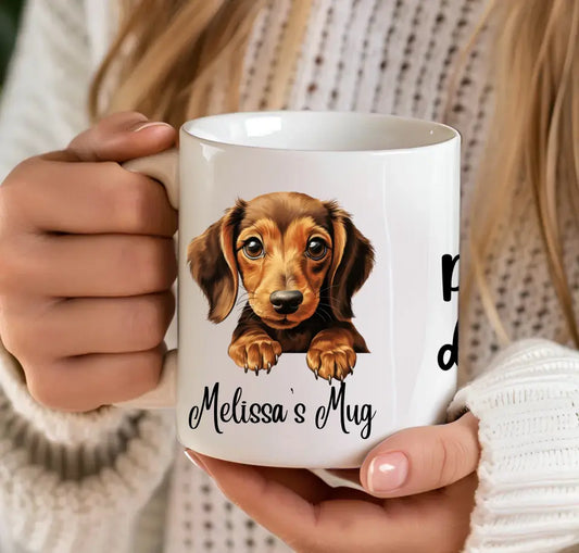 Less People, More Dogs Mug: Personalised for Dog Lovers