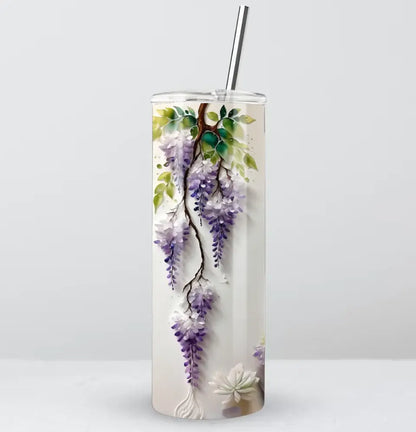 Stunning Wisteria Personalised Tumbler