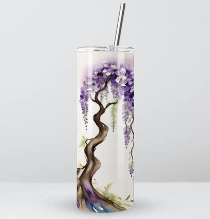 Stunning Wisteria Personalised Tumbler