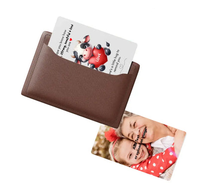 Here’s a little hug... Wallet Message Card