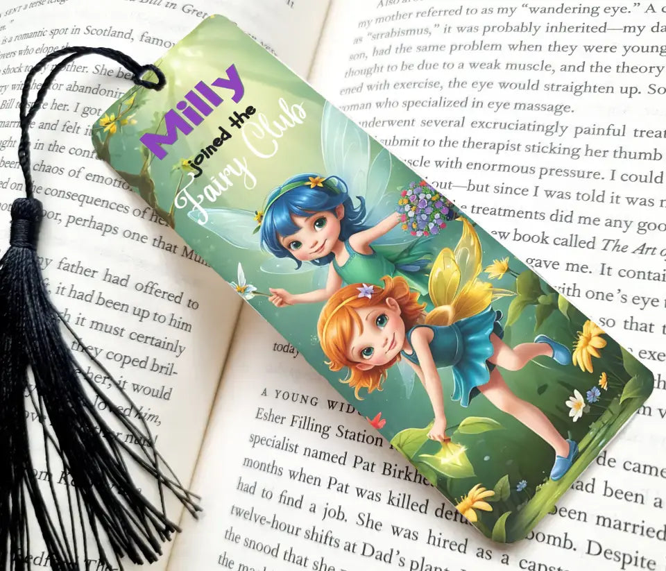 Personalised "Name" Fairy Club Bookmark