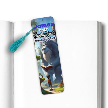 Personalised "Friendly Beasts" Reading Club Bookmark