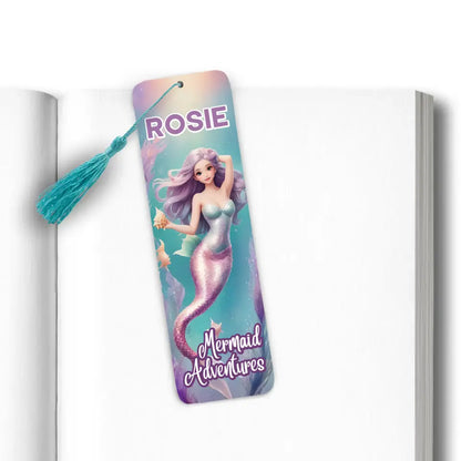 Personalised Mermaid Adventures Bookmark