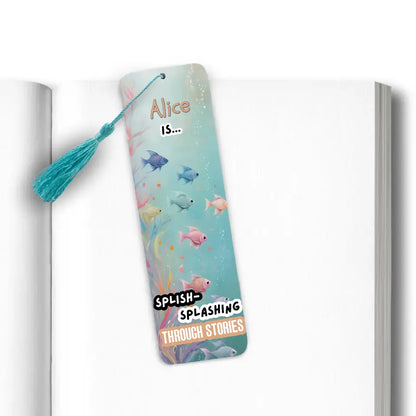 Splish-Splashing through Stories! Personalised Bookmark