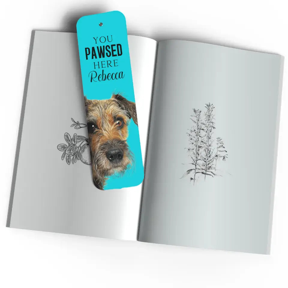 You Pawsed Here "Customise Me" Bookmark