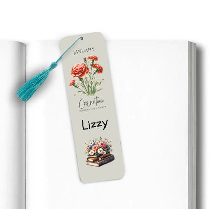 Birth Month Personalised Bookmark