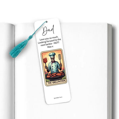 Personalised Tarot Card Bookmark for Dad