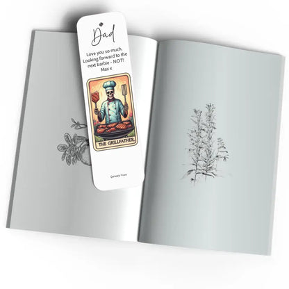 Personalised Tarot Card Bookmark for Dad