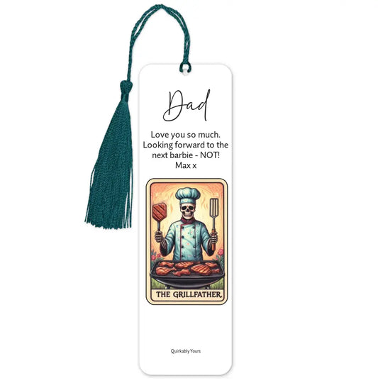 Personalised Tarot Card Bookmark for Dad