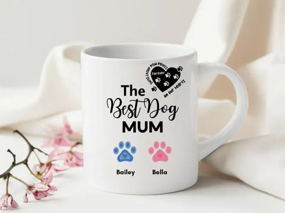 The Best Dog Mom, Dad, Gran, Mama Personalised Mug