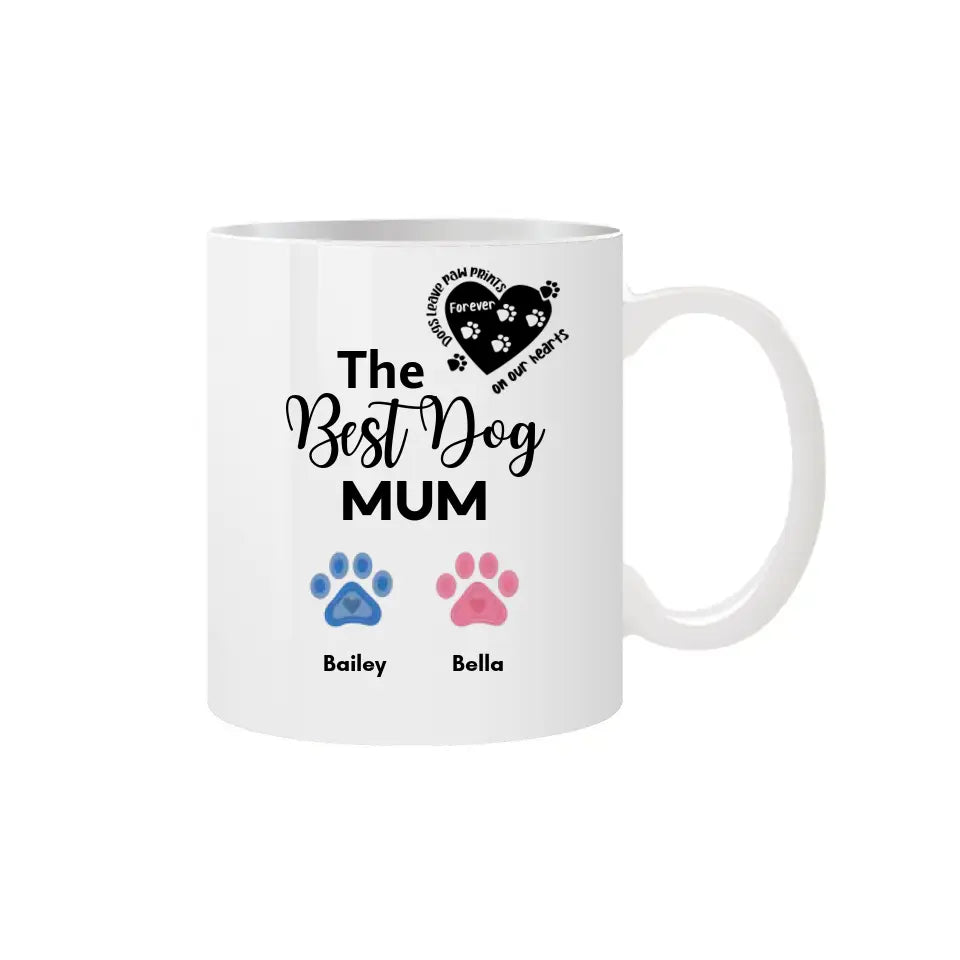 The Best Dog Mom, Dad, Gran, Mama Personalised Mug