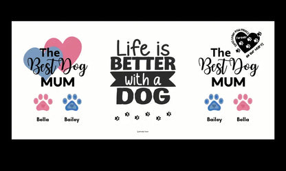 The Best Dog Mom, Dad, Gran, Mama Personalised Mug