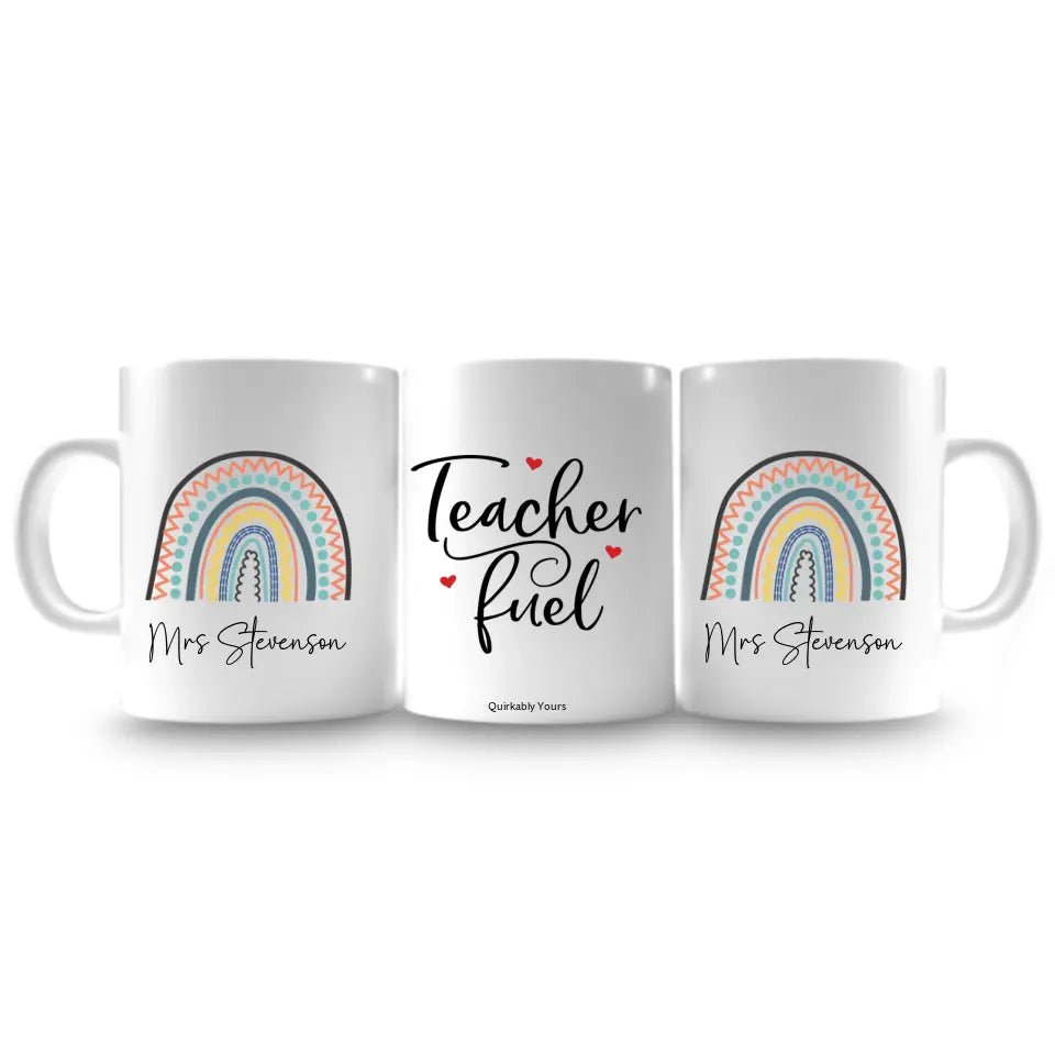 Personalise with teachers name mug