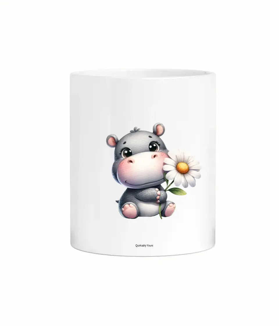 Custom ceramic mug with adorable animals