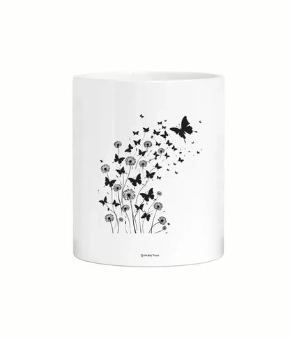 50 60 70... Milestone Number Birthday Mug with flowers