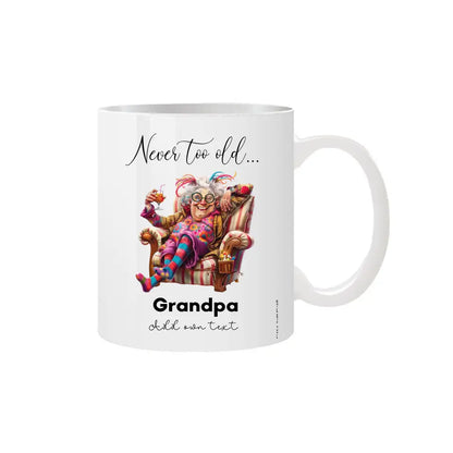 grandpa quirky mug