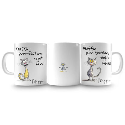 Fluffin' purr-fection gift mug